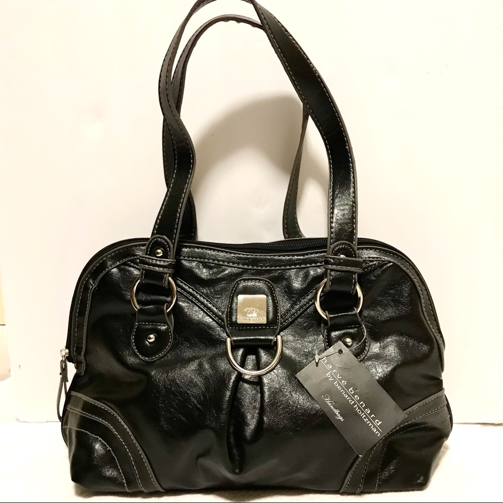 NWT Harve’ Benard Black Shoulder Bag